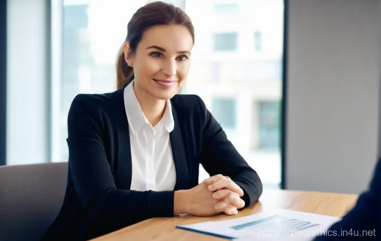 AI 윤리와 HR AI - **Prompt 2: Navigating AI Bias in Recruitment**
    A sleek, futuristic HR control room with muted l...